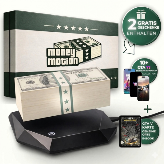 Money Motion™ – Schwebende  Lampe mit 3 Farben